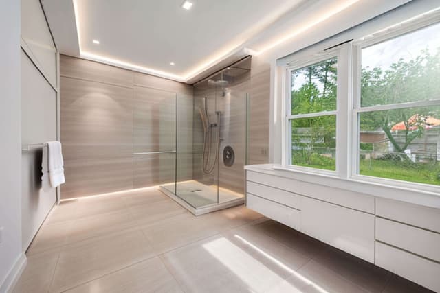 Bathroom after