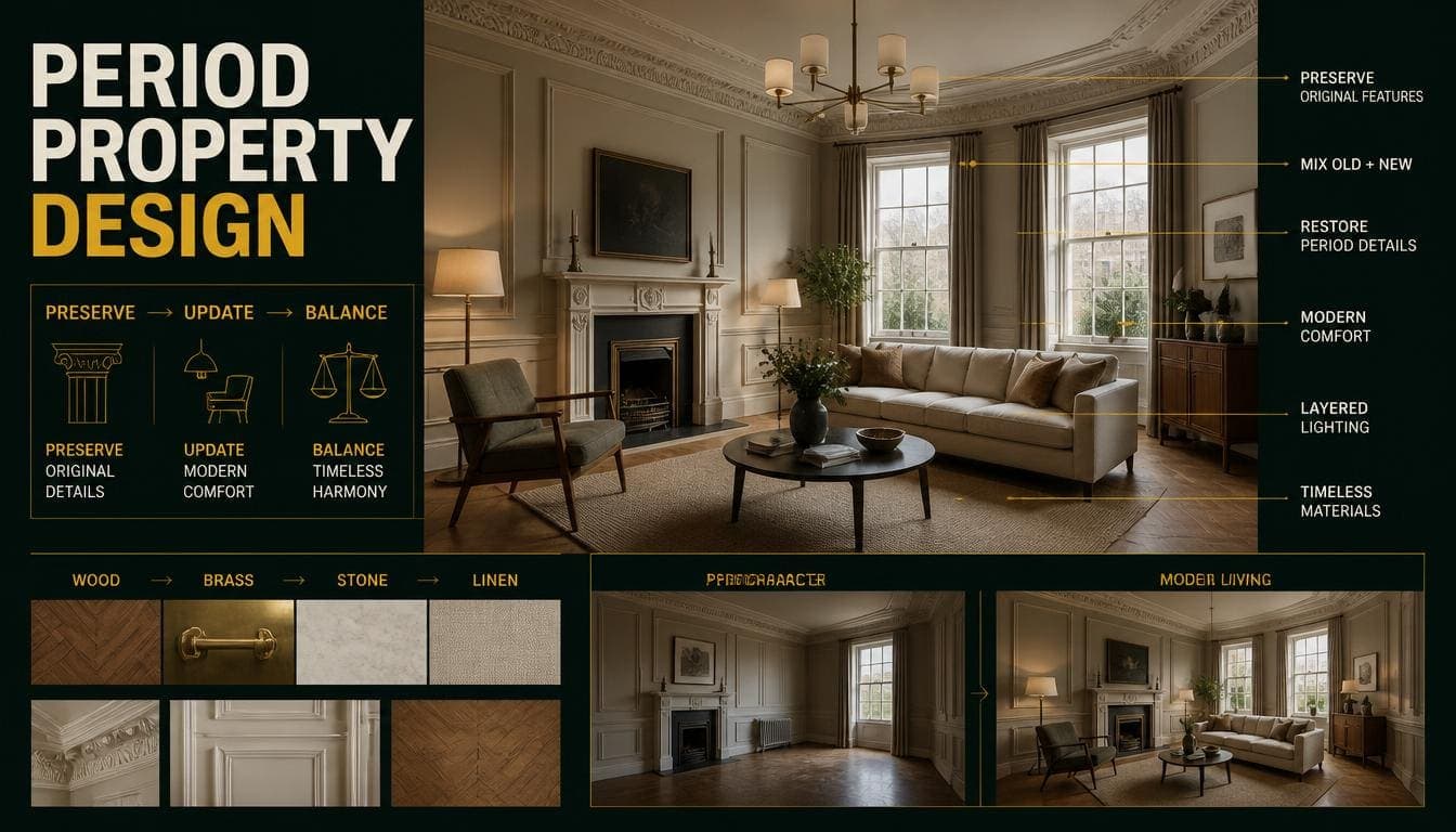 Period Property Design: Working With the Building, Not Against It
