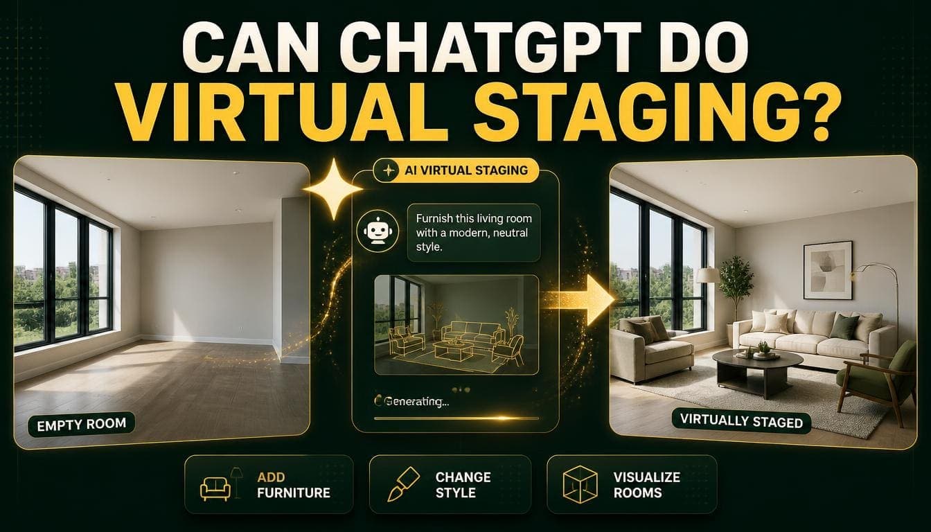 Can ChatGPT Do Virtual Staging? An Honest Test