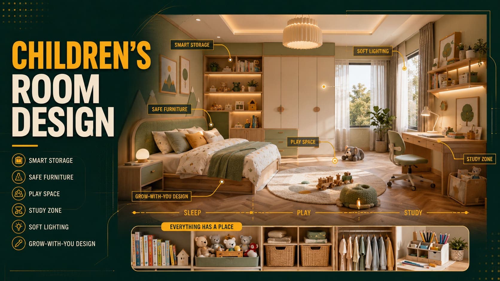 Children's Room Design: Layouts That Last Longer Than a Year