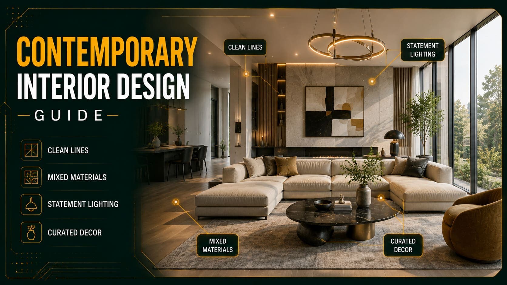 Contemporary Interior Design: The Safest Staging Choice