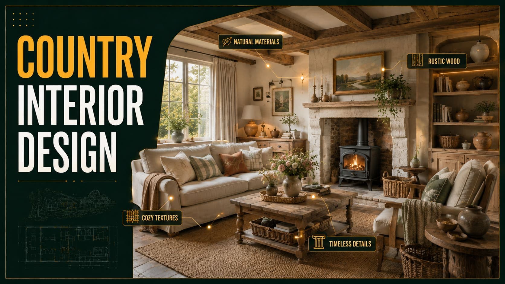 What Is Country Interior Design? Styles, Colours and Where It Works