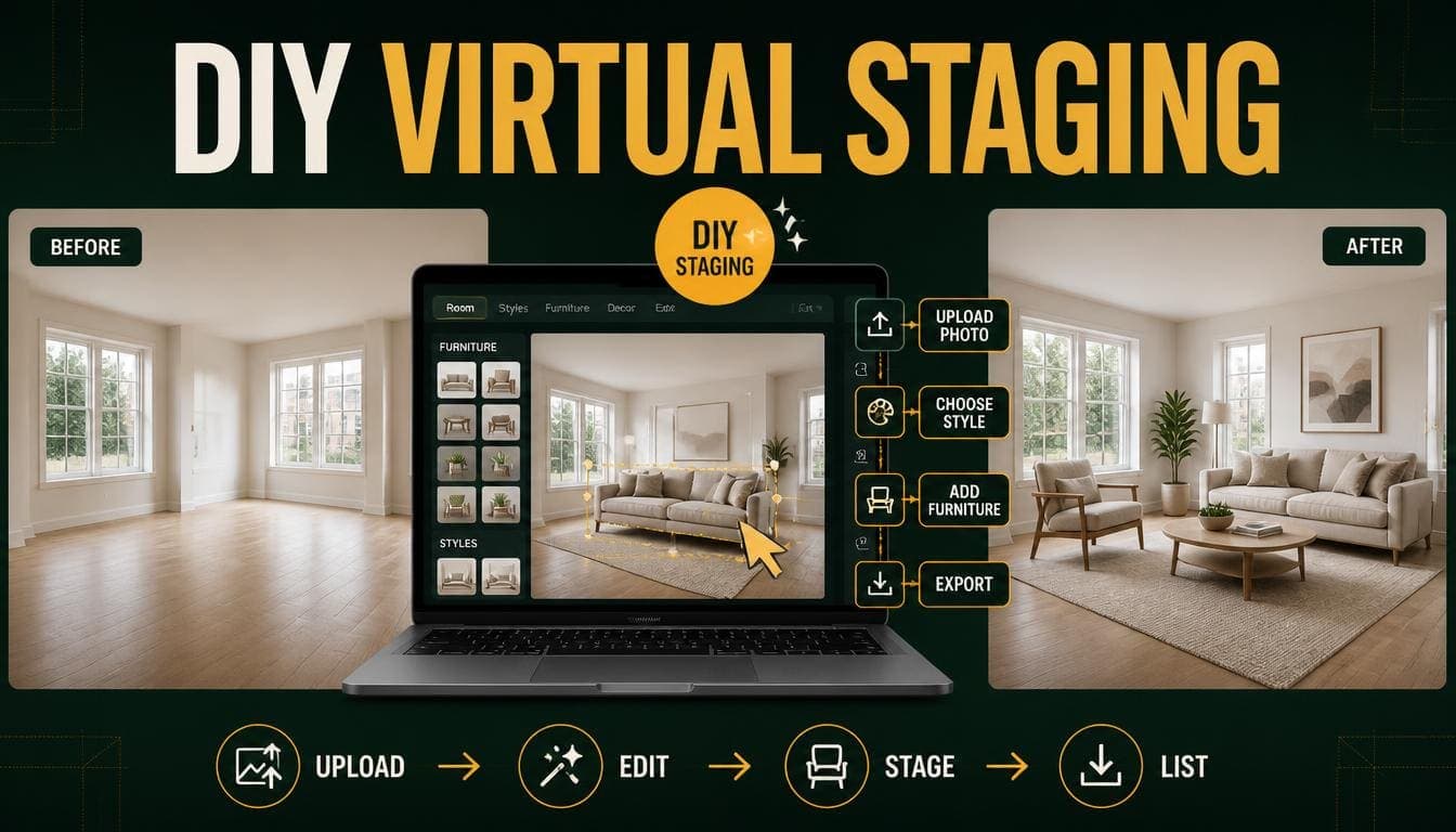 DIY Virtual Staging: How to Stage Your Own Photos