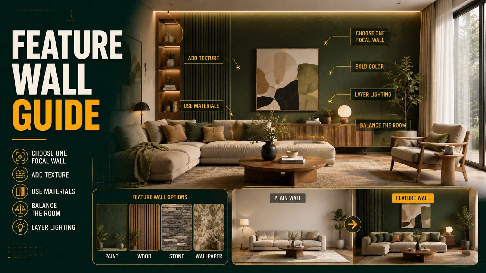 Feature Walls: When They Work and When They Don't