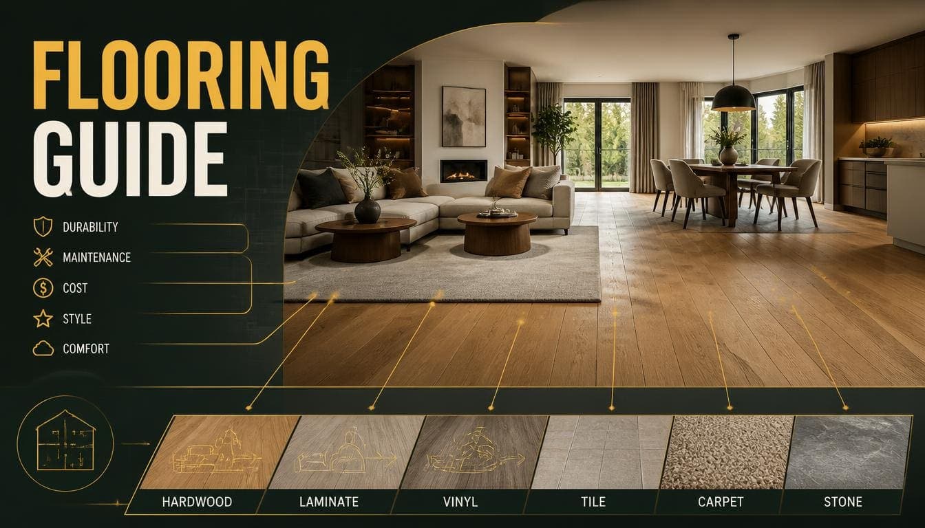 Flooring Guide: Choosing by Room, Budget and Durability