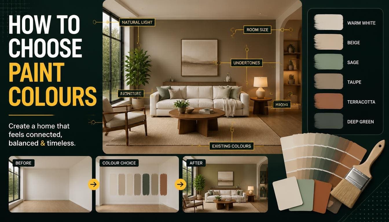How to Choose Paint Colours (Without Getting It Wrong)