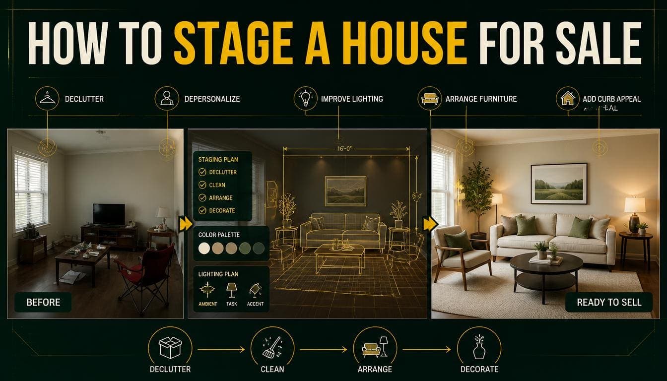 How to Stage a House for Sale: Room by Room