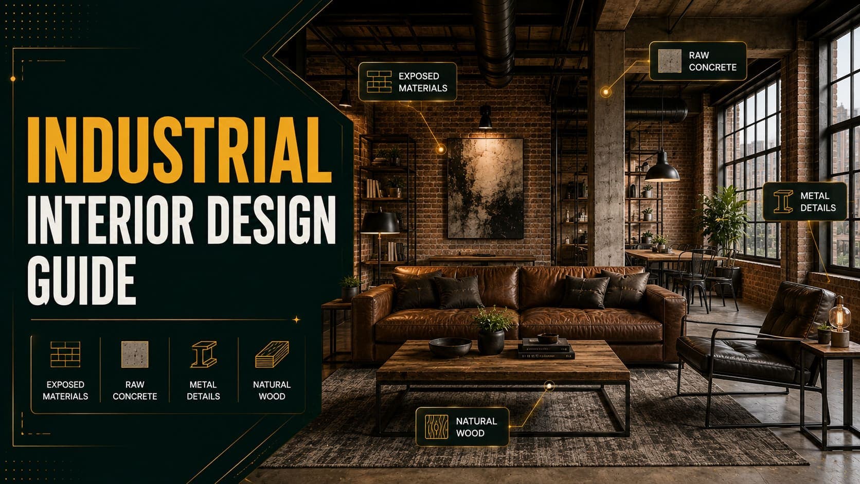 Industrial Interior Design: The 2026 Style Guide