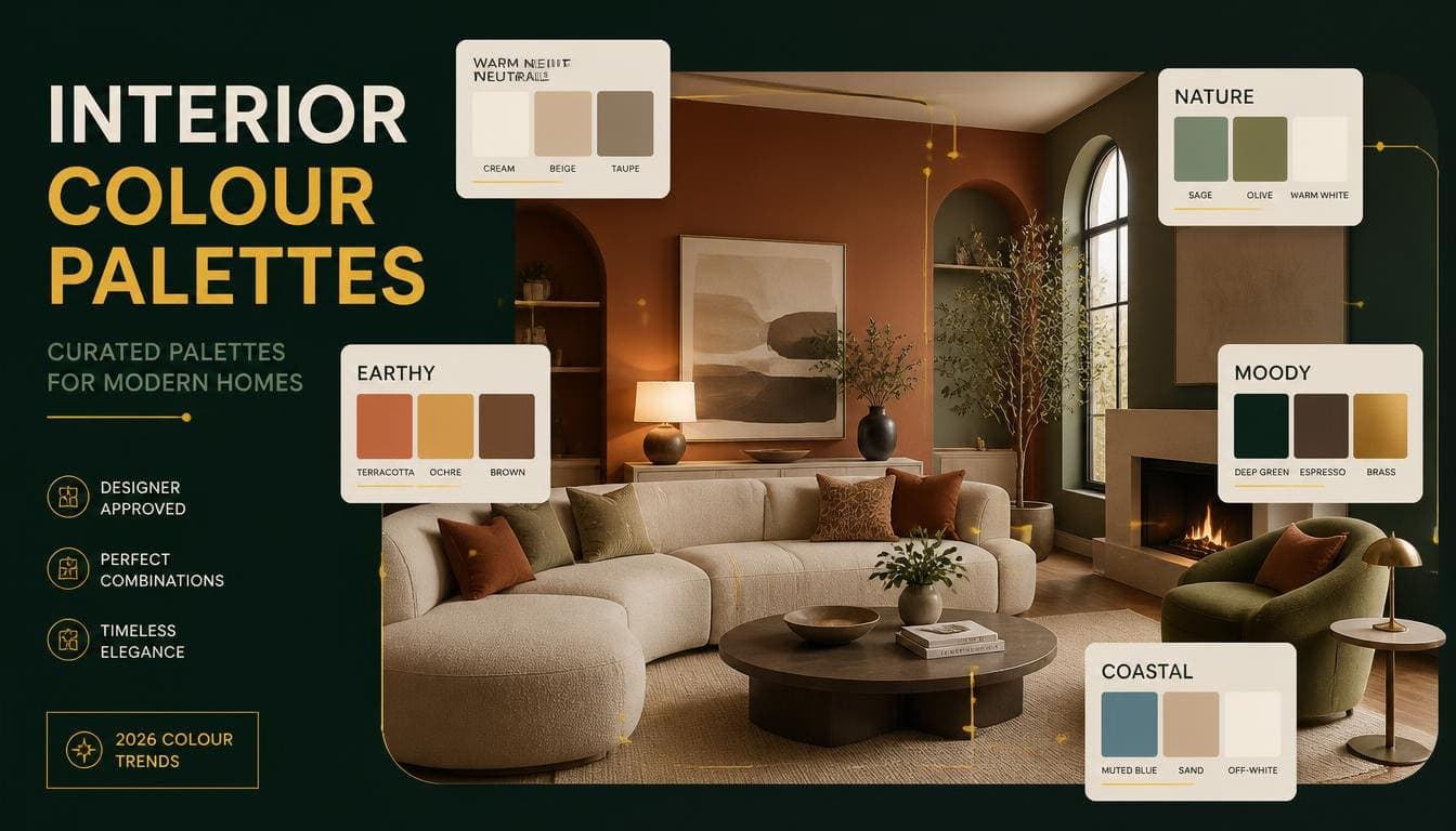 Interior Colour Palettes That Work in Staging