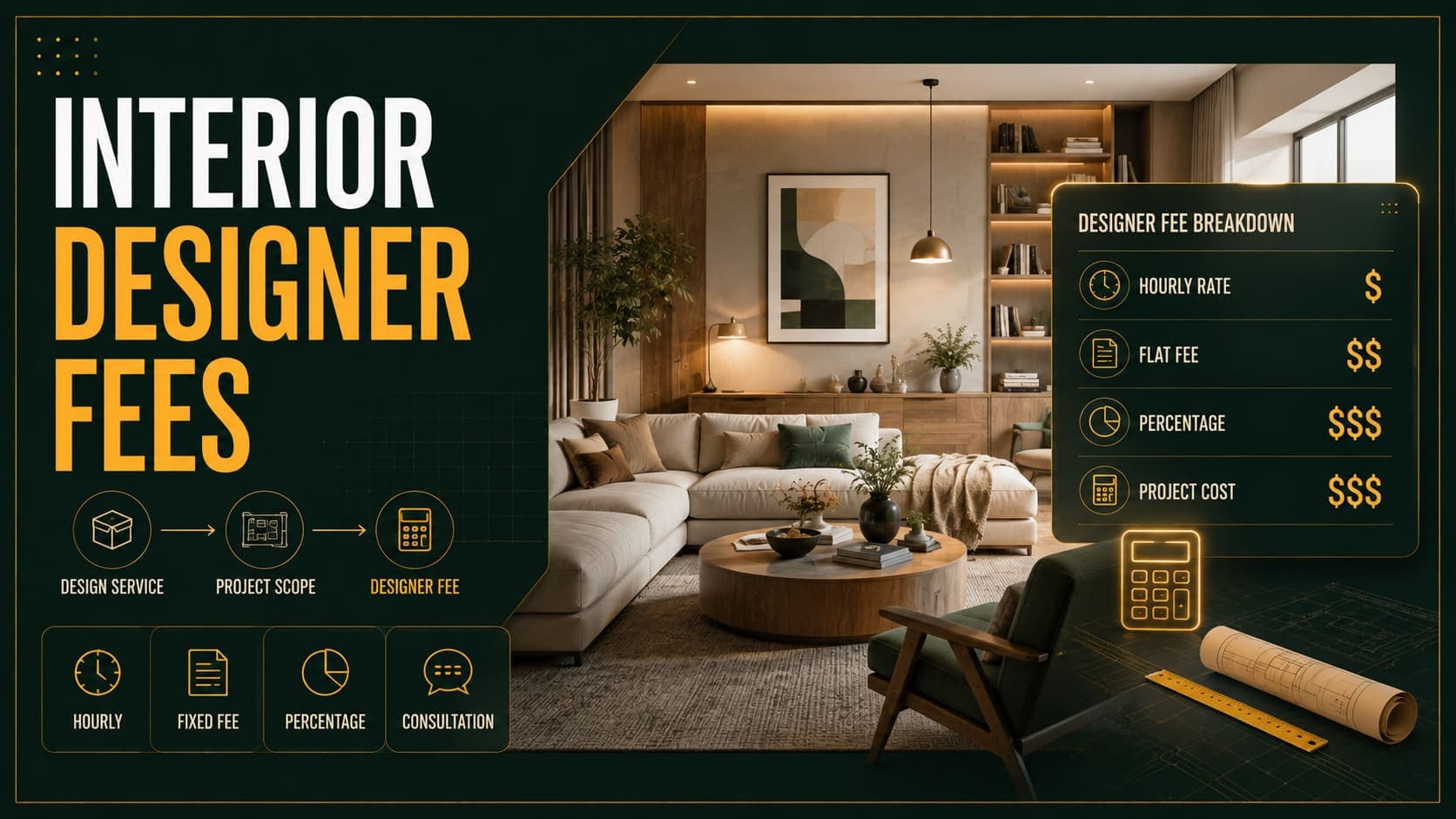 How Much Do Interior Designers Charge? Fee Structures Explained