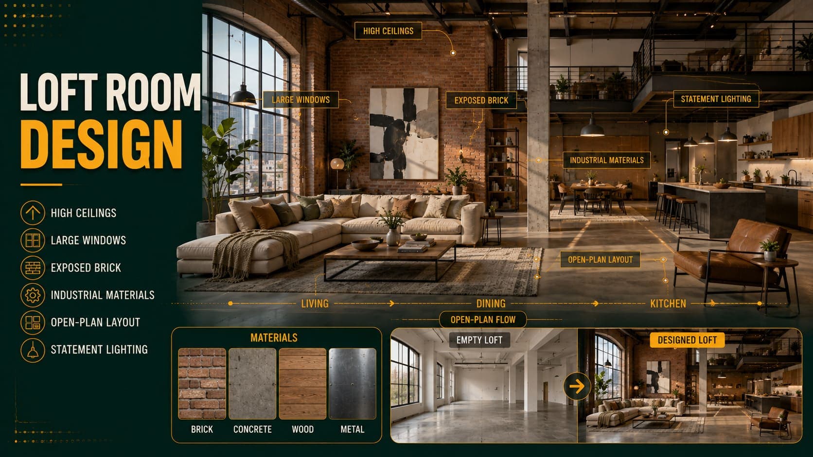 Loft Room Design: Working With Sloped Ceilings