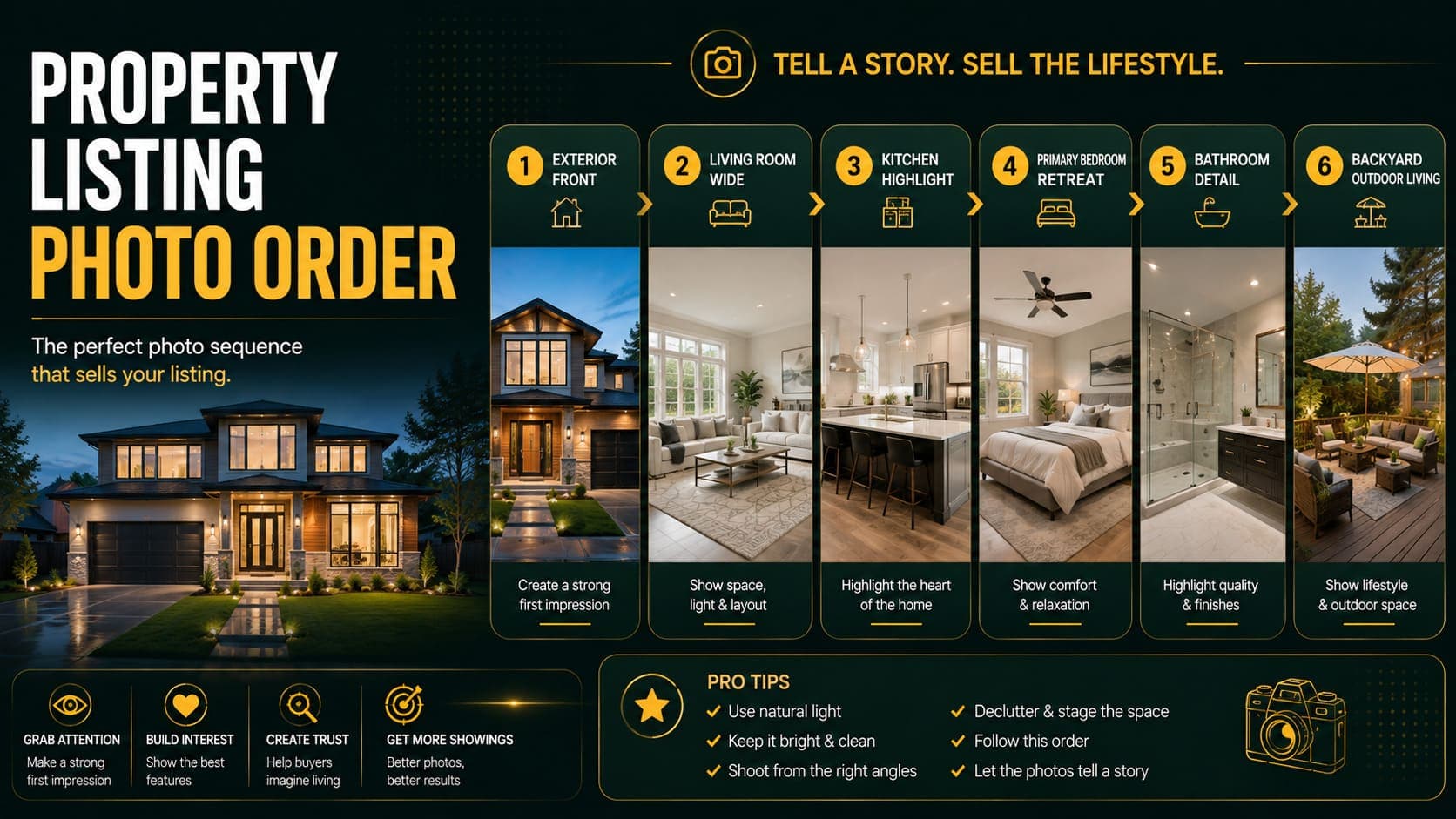 Photo Order for Property Listings: What Goes First and Why