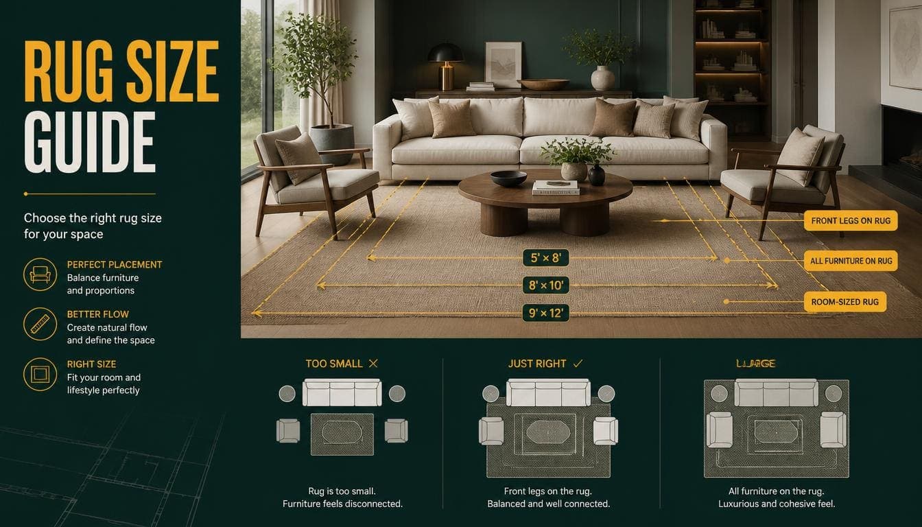 Rug Sizes and Placement: The Complete Guide