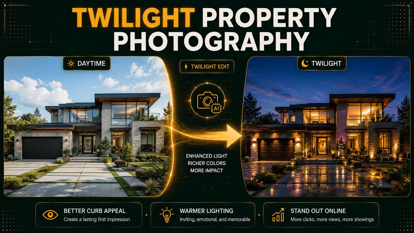 Twilight Property Photos: When They Work and When They Don't