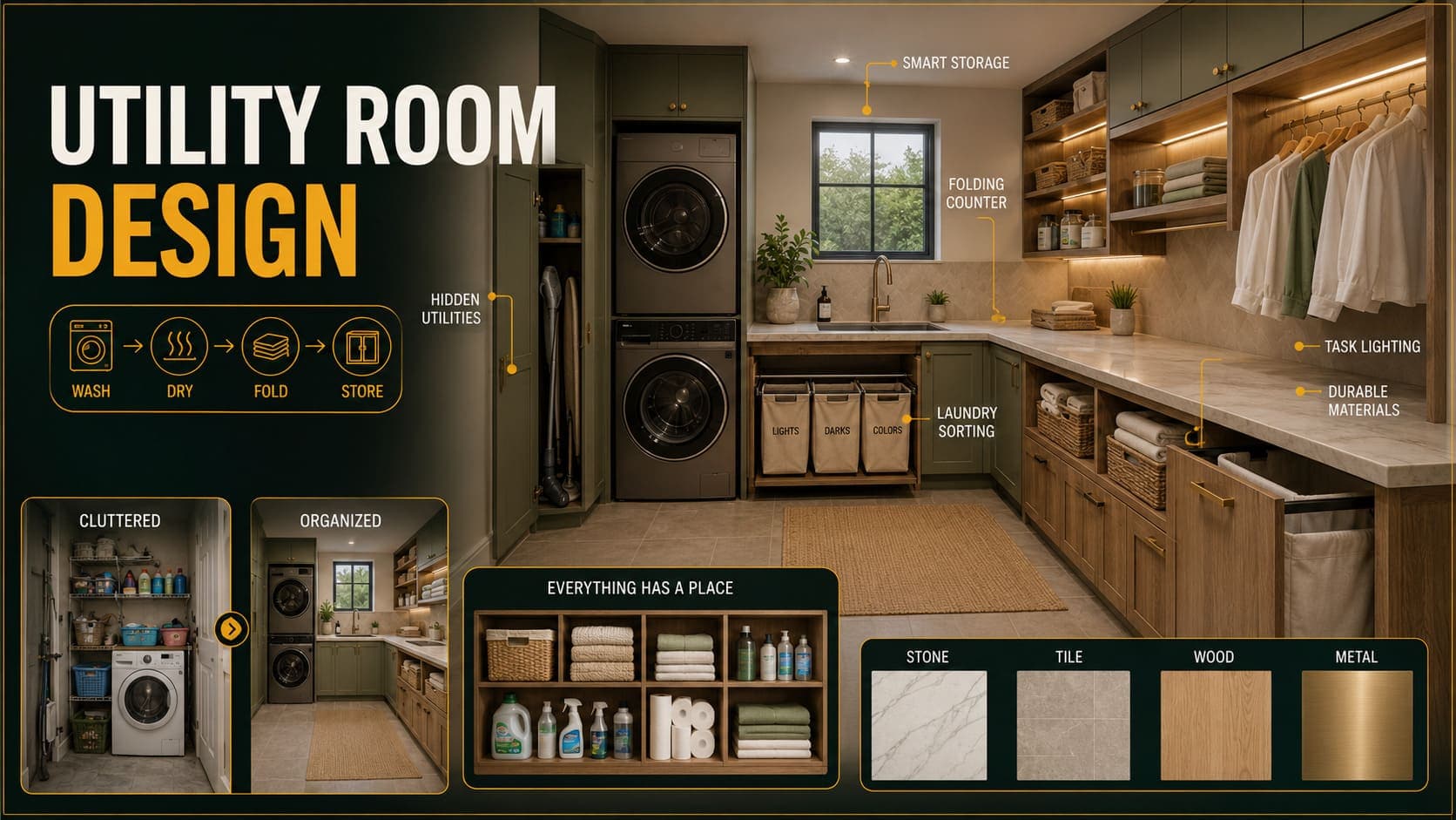 Utility Room Design: Small Space, Large Impact