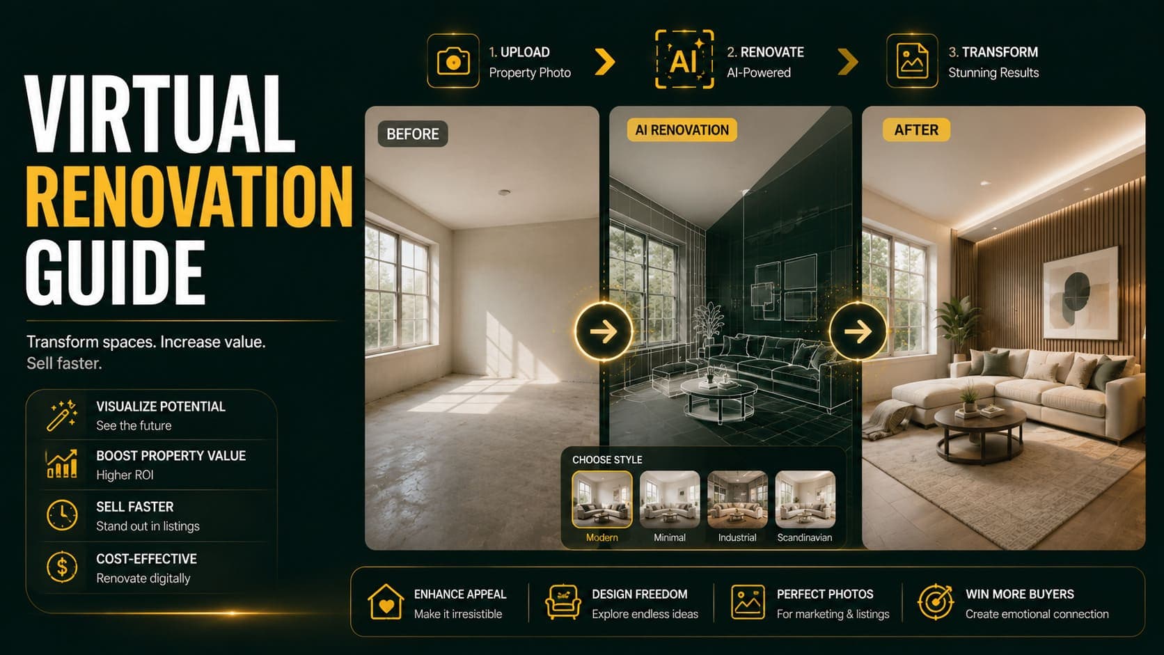 Virtual Renovation: Show Buyers What a Property Could Become