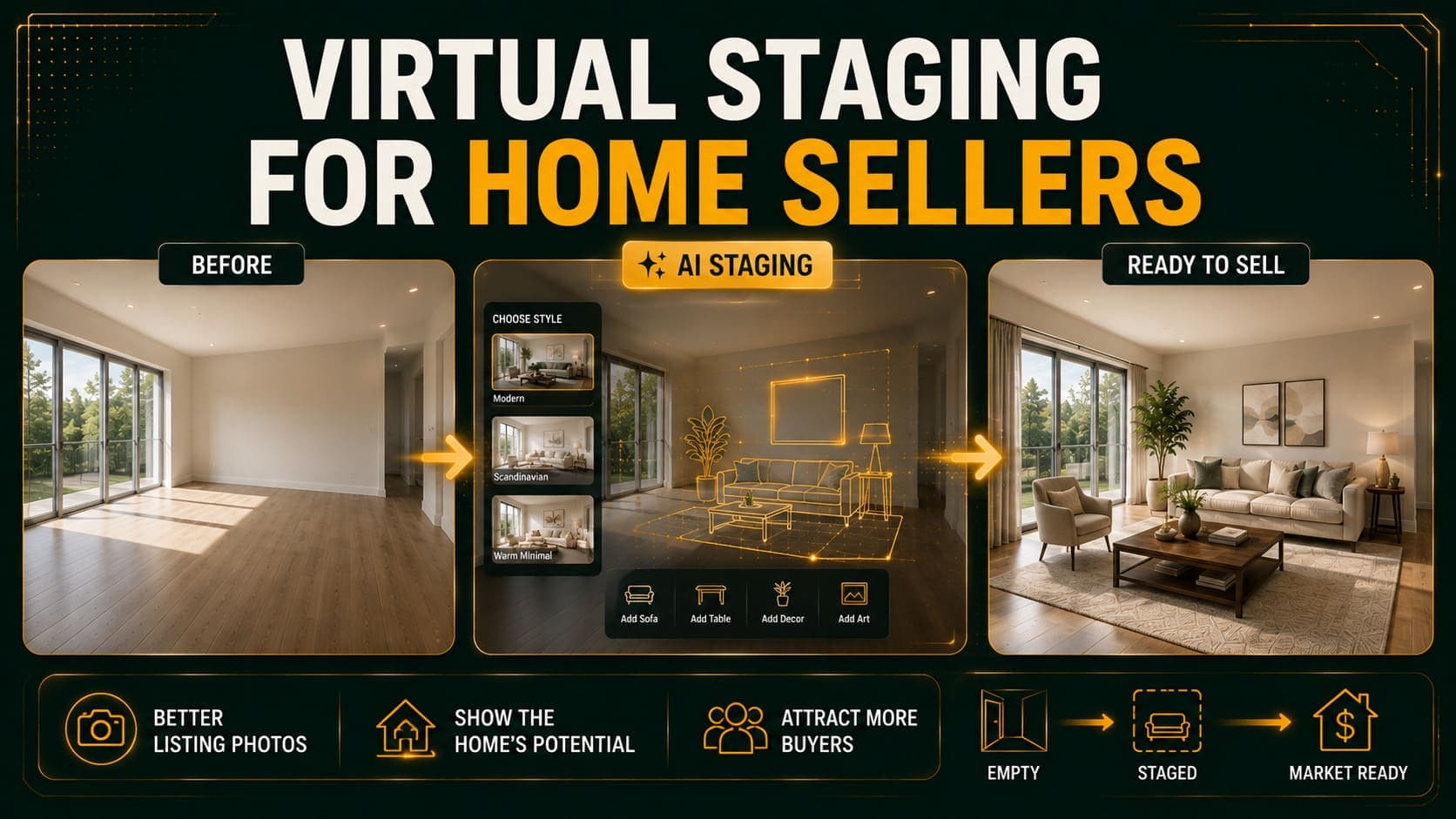 Selling Your Home Yourself? Stage the Photos First