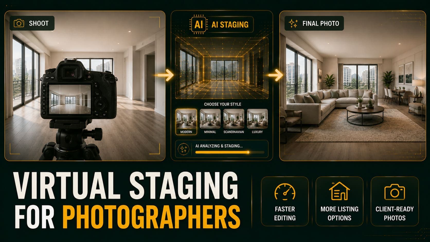 Virtual Staging for Real Estate Photographers: A New Revenue Line